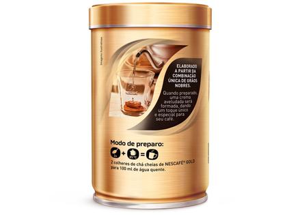 Café Solúvel Nescafé Gold Espresso Intensidade 9 - Lata 100g Imagem de Café Solúvel Nescafé Gold Espresso Intensidade 9 - Lata 100g