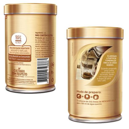 Imagem de Café Solúvel Nescafé Gold Espresso Suave em Pó Lata 100g