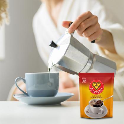 Imagem de Café Solúvel Três Corações Tradicional Sachê 40g