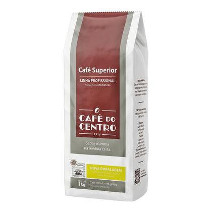 Imagem de Café Superior Grão Torrado Profissional 1Kg Selo ABIC Café Do Centro Máquina Automática