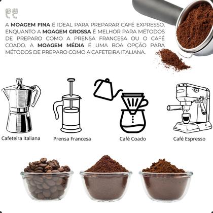 Imagem de Café Torrado Arábica em Grãos Gourmet Loretto 500g