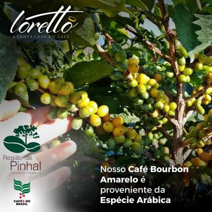 Imagem de Café Torrado e Moído Arábica Bourbon Amarelo Loretto 500g