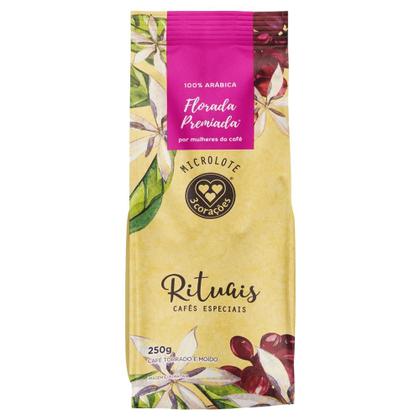 Imagem de Café Torrado e Moído Florada Rituais 3 Corações Pacote 250g