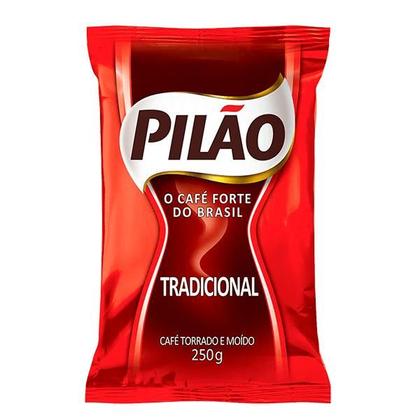 Imagem de Café Torrado E Moido Pilão 250g  Kit Com 5 Un. Tradicional