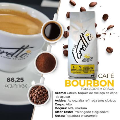 Imagem de Café Torrado em Grãos Arábica Bourbon Amarelo Loretto 500g