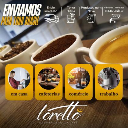 Café Torrado em Grãos Arábica Premium Loretto 500g Imagem de Café Torrado em Grãos Arábica Premium Loretto 500g