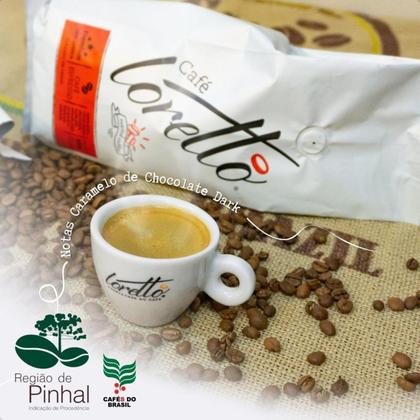 Café Torrado em Grãos Arábica Premium Loretto 500g Imagem de Café Torrado em Grãos Arábica Premium Loretto 500g
