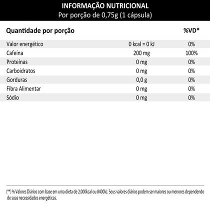 Imagem de Cafeína 200mg 90 Cápsulas Dux Nutrition