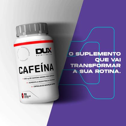 Imagem de Cafeína 200mg 90 Cápsulas Dux Nutrition