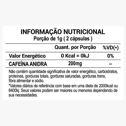 Imagem de Cafeína 200mg Caffeine Full  120 Cápsulas  Natunéctar