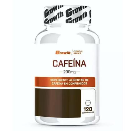 Imagem de Cafeina Pura 200mg 120 Caps + L-Carnitina em Pó 200g Growth