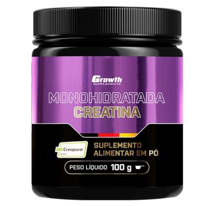 Imagem de Cafeina Pura 200mg 60 Caps + Creatina 100g Creapure Growth