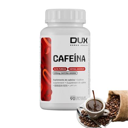Imagem de Cafeína Pura 200Mg DUX Com 90 Cápsulas