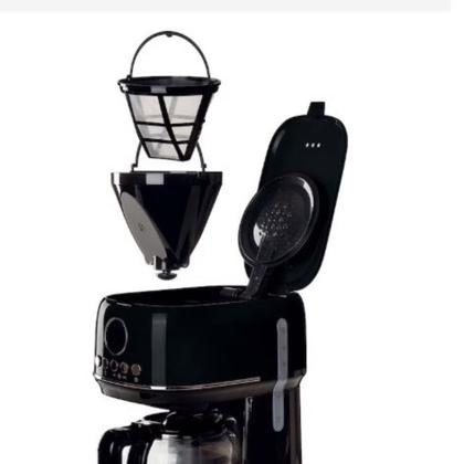 Imagem de Cafeteira ariete moderna americana jarra de vidro 15 xicaras preto 220v 00m13902arbr