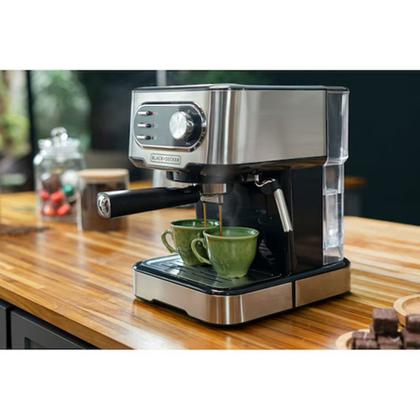 Imagem de Cafeteira Black+Decker Espresso Gourmand Gris - CE1100G