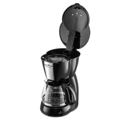 Imagem de Cafeteira Britânia CP15 Vidro Preto com Inox