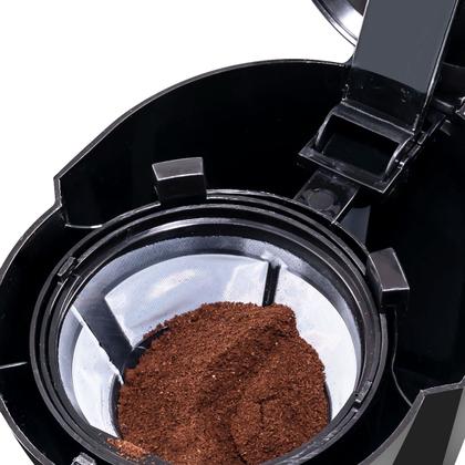Imagem de Cafeteira Britânia CP15 Vidro Preto com Inox