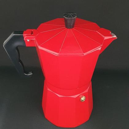 Imagem de Cafeteira de Fogão Moka Italiana De Alumínio até 6 Xícaras