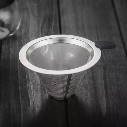 Imagem de Cafeteira De Vidro E Coador De Café 400ml