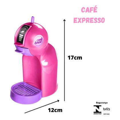 Imagem de Cafeteira Dolce Gusto Infantil Expresso + Cápsula Kids Brinquedo Faz de Conta Cafeteira Brinquedo Infantil