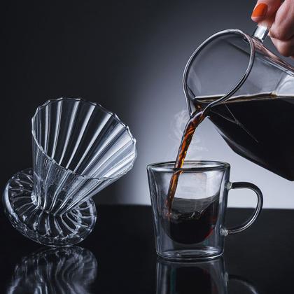 Imagem de Cafeteira e Filtro de Vidro Borossilicato Transparente 500ml