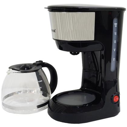 Imagem de Cafeteira Elétrica 18 Xícaras Café Nova com Colher Dosadora Amvox Acf 227 Preta Inox