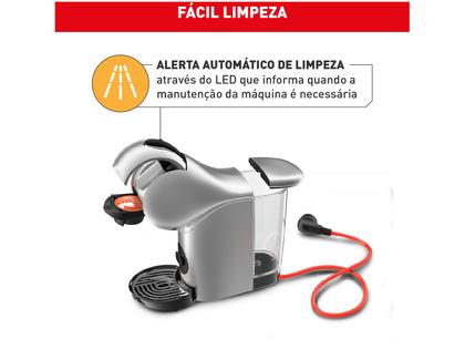 Imagem de Cafeteira Elétrica Arno Nescafé Dolce Gusto Genio S Touch DGS4 Cinza