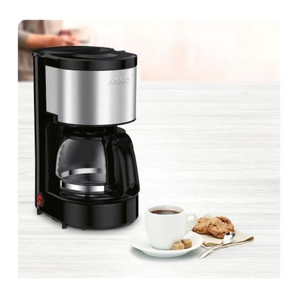 Imagem de Cafeteira Elétrica Arno Perfectta Inox CFPI 12 Xícaras - Preto - 220v