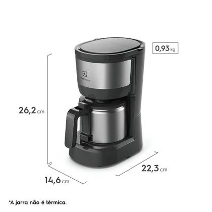 Imagem de Cafeteira Elétrica Electrolux 15 Xícaras Efficient com Jarra Inox (ECM12)
