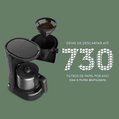 Imagem de Cafeteira Elétrica Electrolux 30 Xícaras Efficient com Jarra Inox (ECM22)