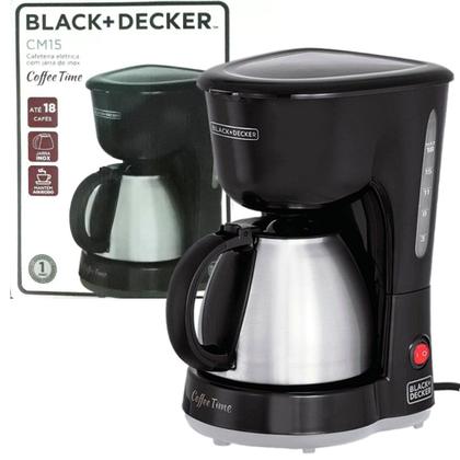 Imagem de Cafeteira Elétrica Jarra Inox 750ml CM15 220v Black+Decker