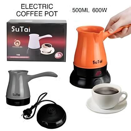 Imagem de Cafeteira eletrica maquina de cafe expresso europeu turco 600w aquecedor agua bivolt