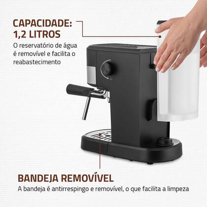Imagem de Cafeteira Elétrica Mondial C-20-EC 127V 60Hz Moderna e Prática para o Dia a Dia