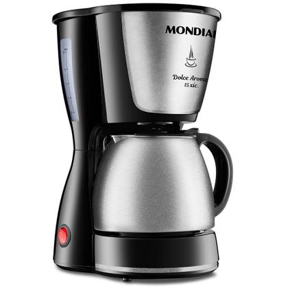 Imagem de Cafeteira Elétrica Mondial C-34ji-15x Dolce Arome 500w Inox 110v