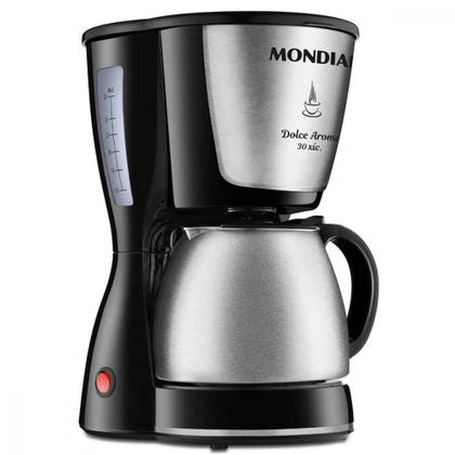 Imagem de Cafeteira Elétrica Mondial Dolce Arome C-37ji-30x 800w Preto-inox 220V