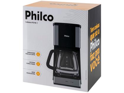 Imagem de Cafeteira Elétrica Philco PCF40A Preta