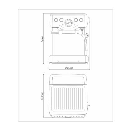 Imagem de Cafeteira elétrica tramontina by breville express aço inox 1,8 l 220v 69065/012