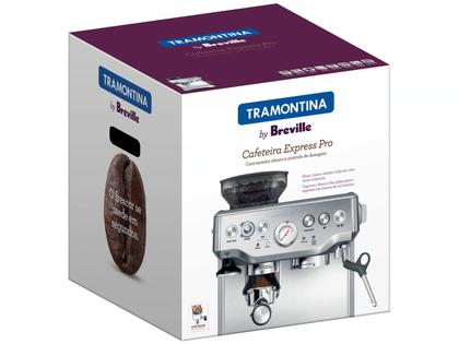 Imagem de Cafeteira Elétrica Tramontina by Breville Express Pro em Aço Inox com Moedor 2 L 220 V