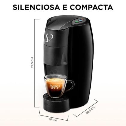 Imagem de Cafeteira Espresso 3 Corações Lov, Preto