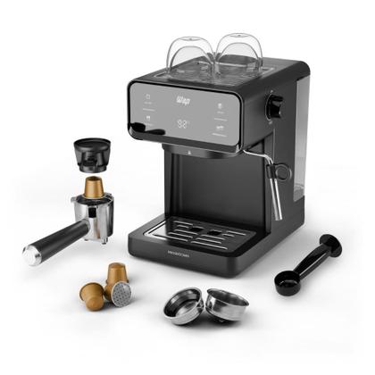 Cafeteira Espresso Digital WAP AROMA PRIME WCM20 1,2L Compatível com Café em Pó e Cápsula 950W 220V Imagem de Cafeteira Espresso Digital WAP AROMA PRIME WCM20 1,2L Compatível com Café em Pó e Cápsula 950W 220V