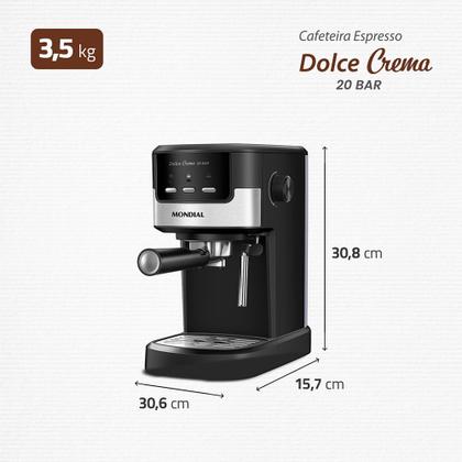 Imagem de Cafeteira Espresso Dolce Crema 20 Bar Mondial