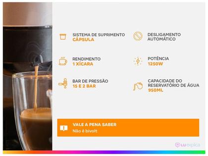 Imagem de Cafeteira Espresso Lov Automática Vermelha 3 Corações 127V