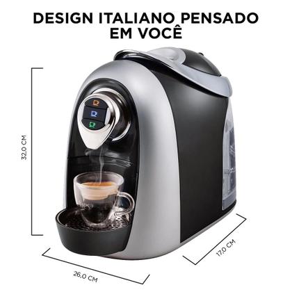 Imagem de Cafeteira Espresso Modo Preta Automática - TRES 3 Corações