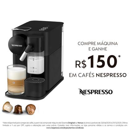 Cafeteira Espresso Nespresso Lattissima One Preto - Cafeteira