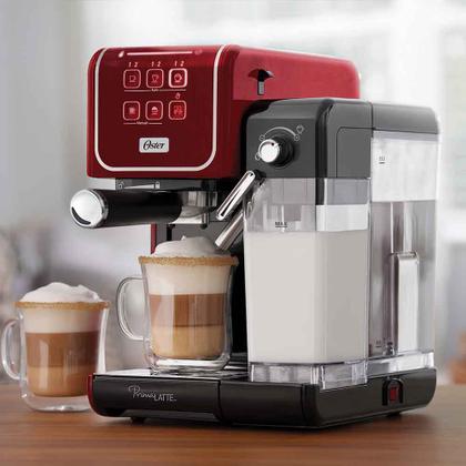 Imagem de Cafeteira Espresso Oster PrimaLatte Touch Red