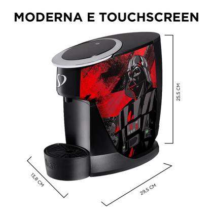 Imagem de Cafeteira Espresso Touch Star Wars Darth Vader Vermelha Automática - TRES 3 Corações