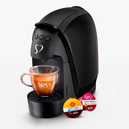 Imagem de Cafeteira Espresso Três Corações Luna Preta 127V