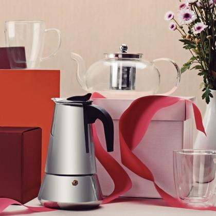 Imagem de Cafeteira Expresso Italiana Inox 350ML 61768/100 Tramontina