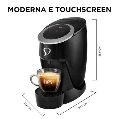 Imagem de Cafeteira Expresso Multibebidas Touch 1250w Três Corações Voltagem:220V