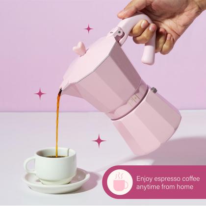 Imagem de Cafeteira Expresso Paris Hilton Pink - 300ml - Para Fogão